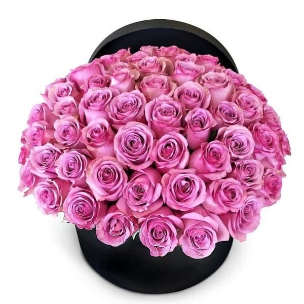 Шикарный букет 101 Роза в шляпной коробке (цвета на выбор) Шикарный букет 101 Роза в шляпной коробке (цвета на выбор)