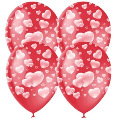 12"/30см Декоратор (растр) CHERRY RED 5 ст. рис Сердца 12"/30см Декоратор (растр) CHERRY RED 5 ст. рис Сердца