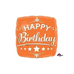 A 18" HB Звезды на оранжевом квадрате S40