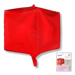 Аг 26 / 66 см Куб 3D Красный