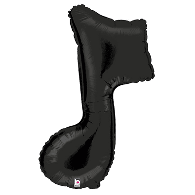 Б ФИГУРА Нота черная 35"/89CM Б ФИГУРА Нота черная 35"/89CM