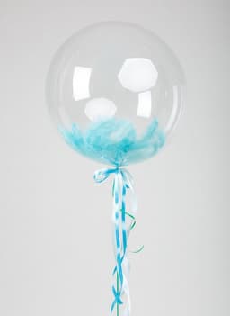 Баблс 45 см с перьями (тиффани)