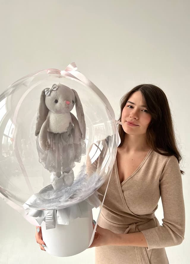 Баблс с игрушкой в шляпной коробке «Волшебный box зайка» Баблс с игрушкой в шляпной коробке «Волшебный box зайка»