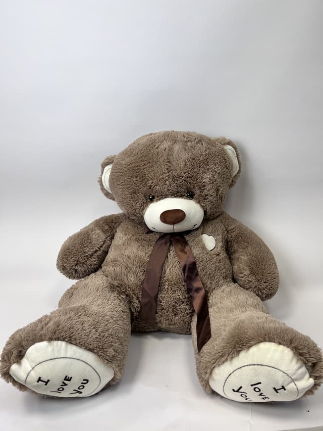 Большой плюшевый мишка Феликс шоколадный 150 см Большой плюшевый мишка Феликс шоколадный 150 см