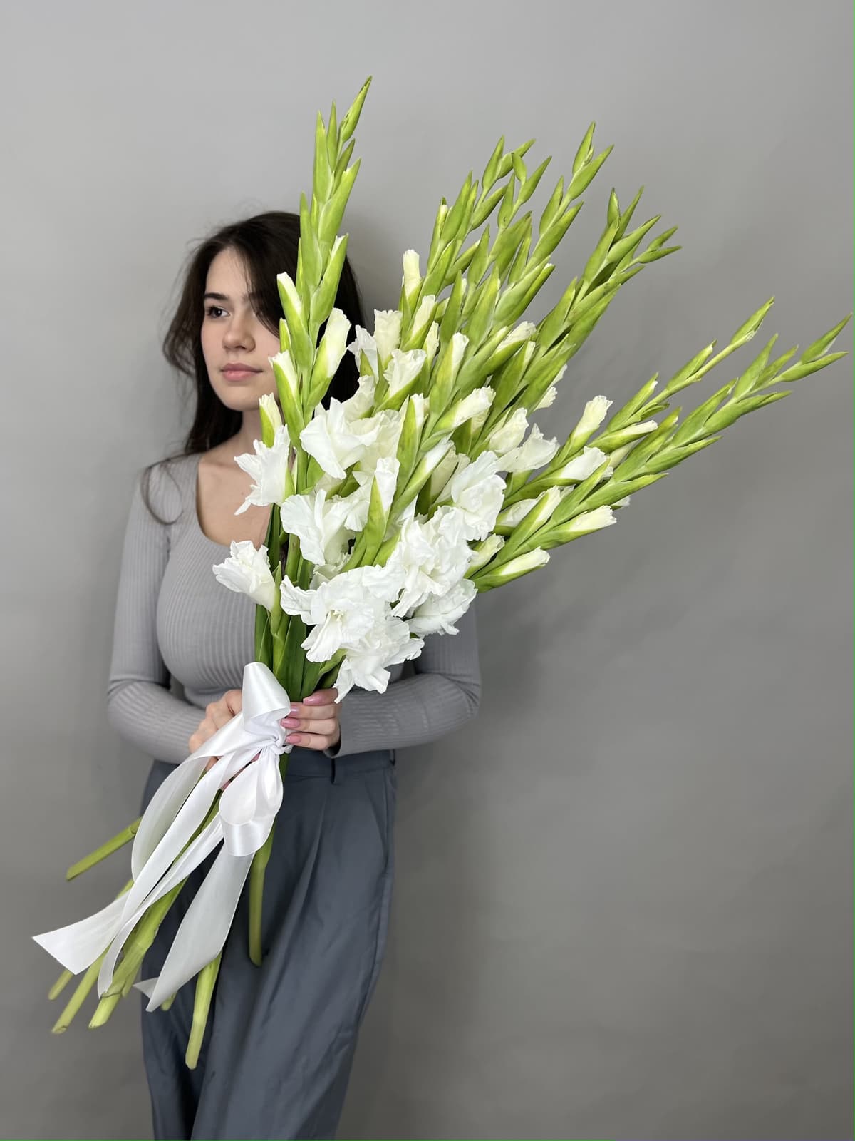 Букет 15 Гладиолусов