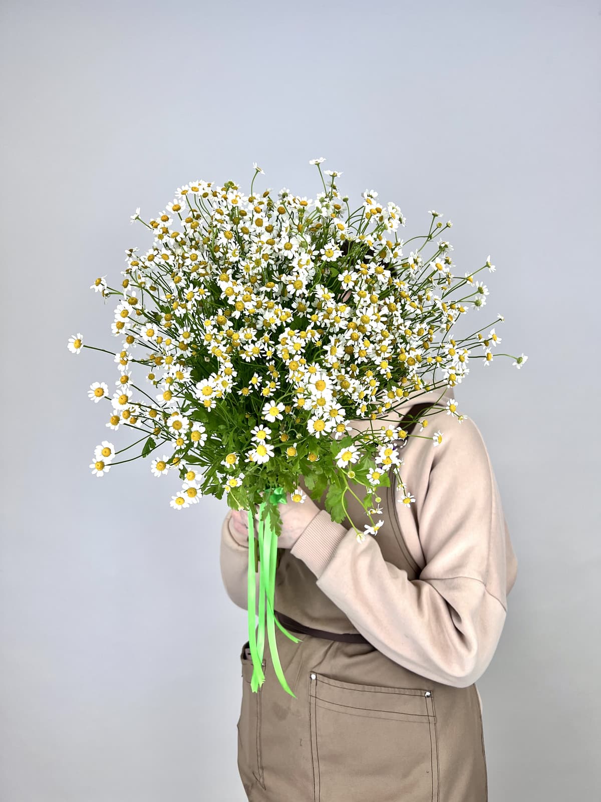 Весенний букет 25 Кустовых Ромашек