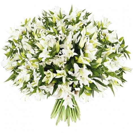 Стильный букет 25 Лилий в ассортименте Стильный букет 25 Лилий в ассортименте