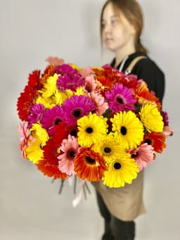 Букет 51 Гербера Микс