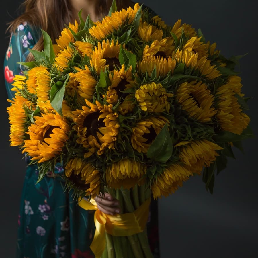 Букет 51 Подсолнух