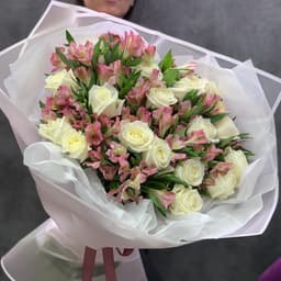 Любимый букет "Альстромерии и Розы"