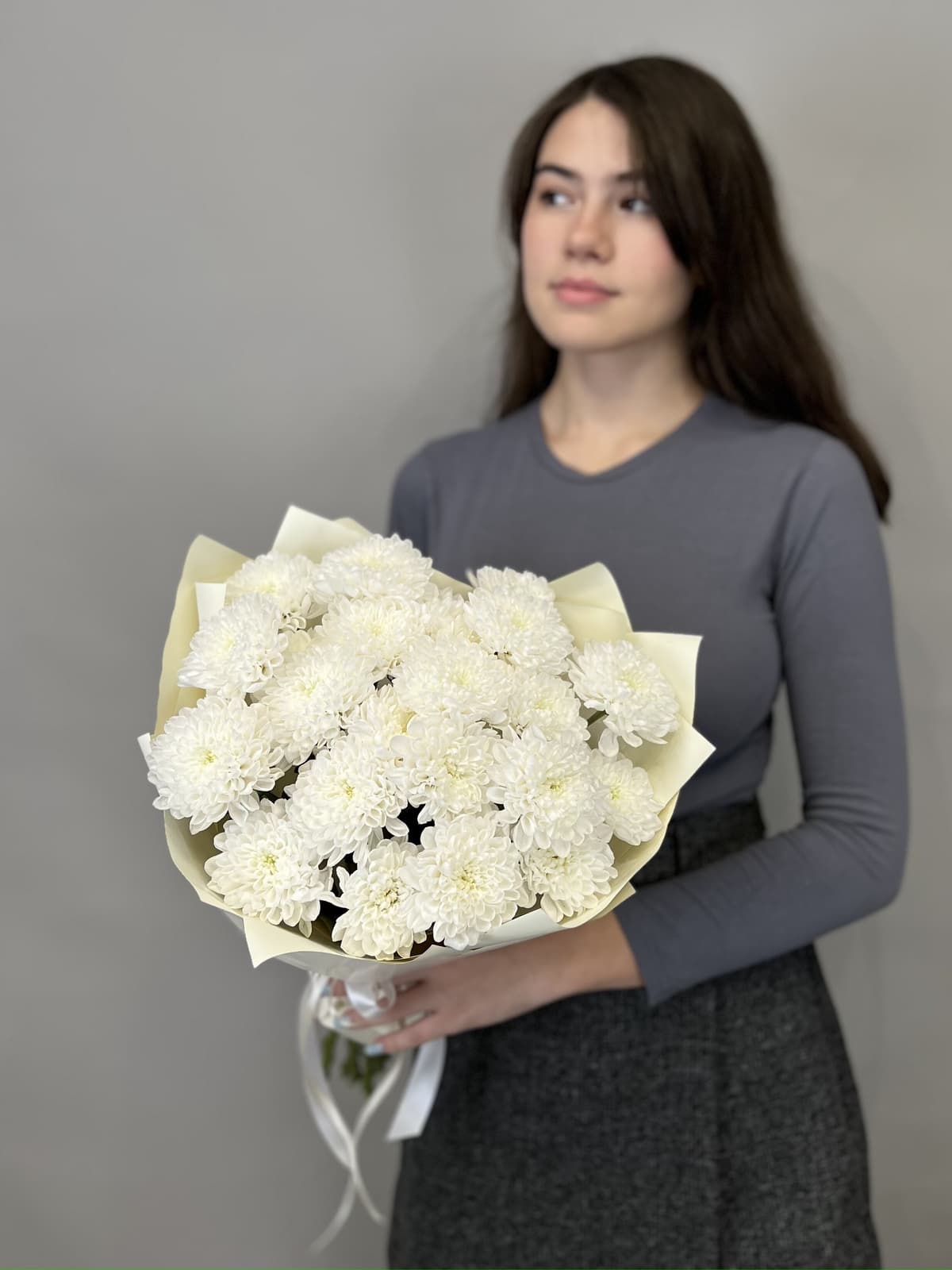 Стильный букет "Айвори"