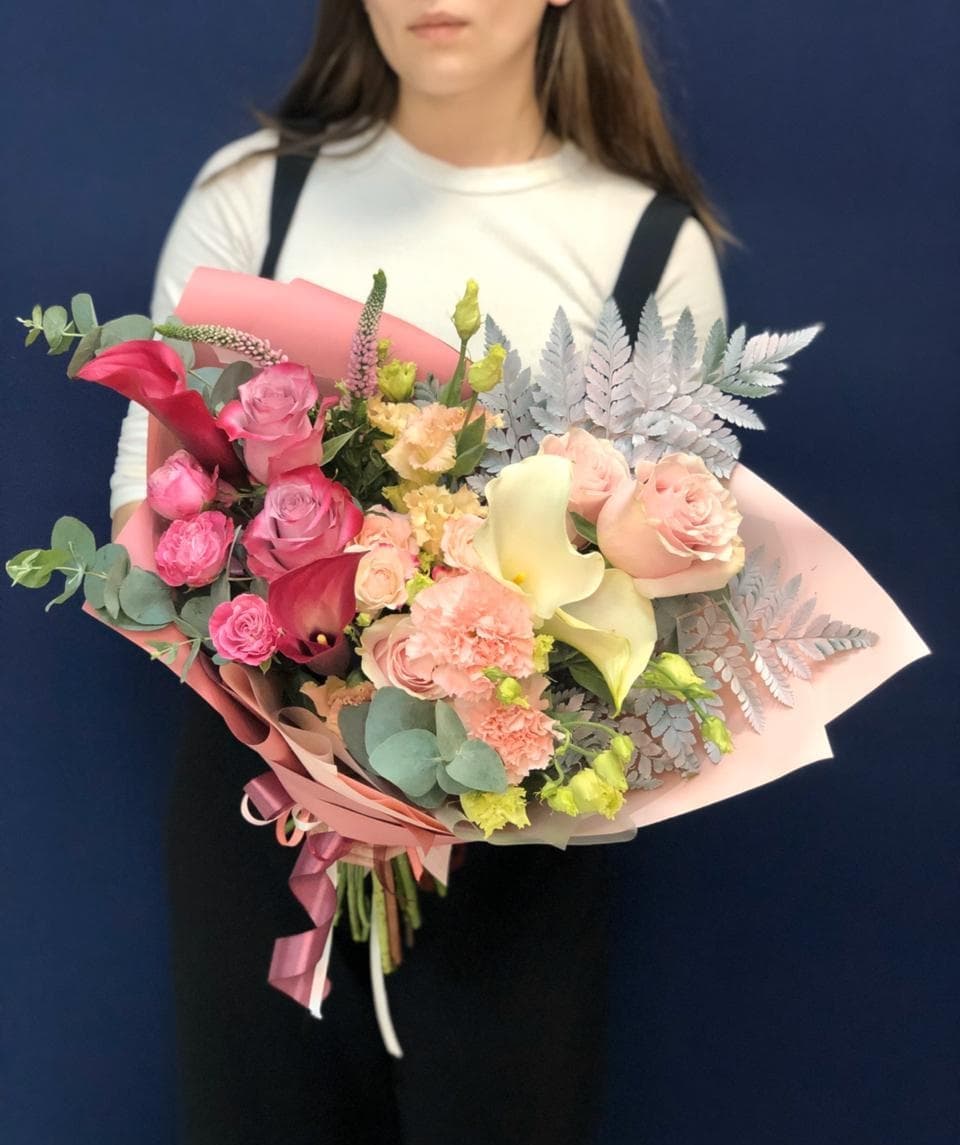 Букет "Багровый закат"