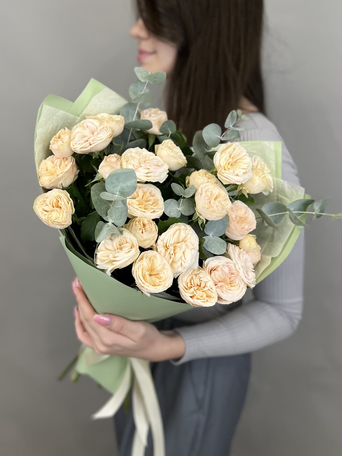 Праздничный букет "Крем"