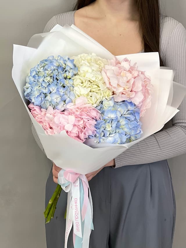 Букет гортензии "Карамель" M Букет гортензии "Карамель" M