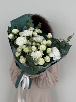 Дизайнерский букет "Green Glow"