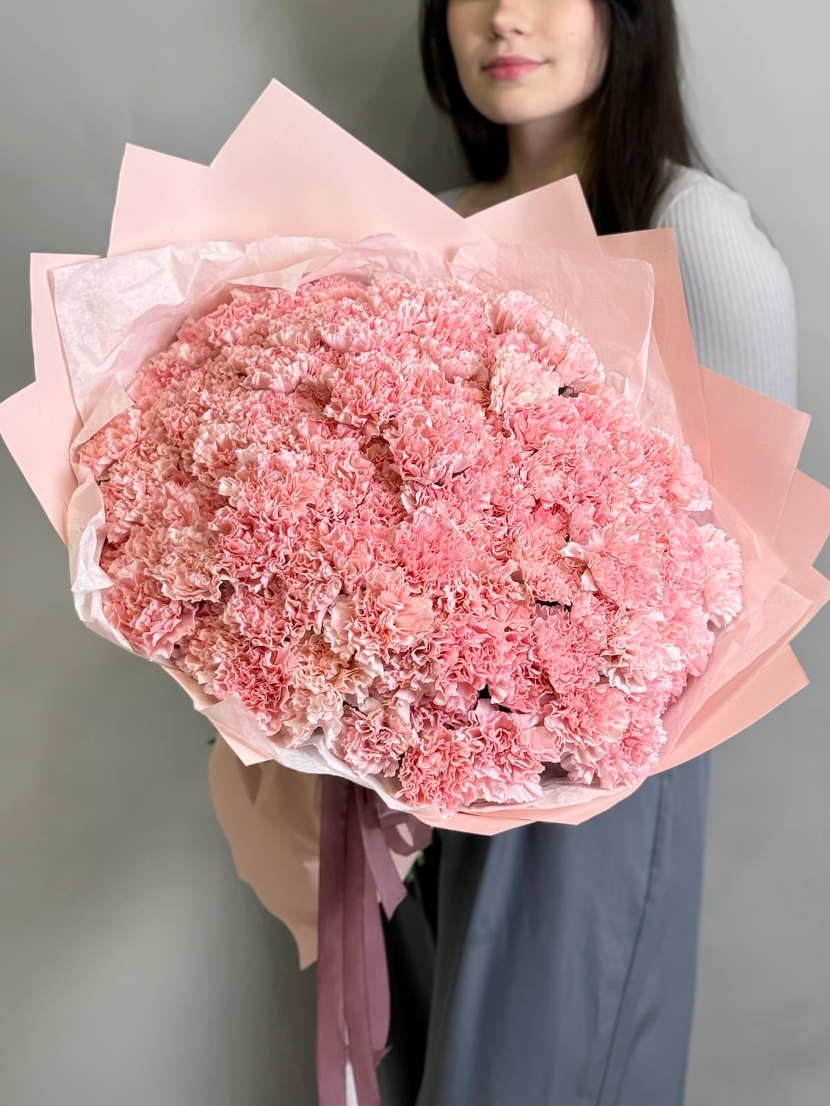 МЕГА АКЦИЯ Букет из 101 розового диантуса