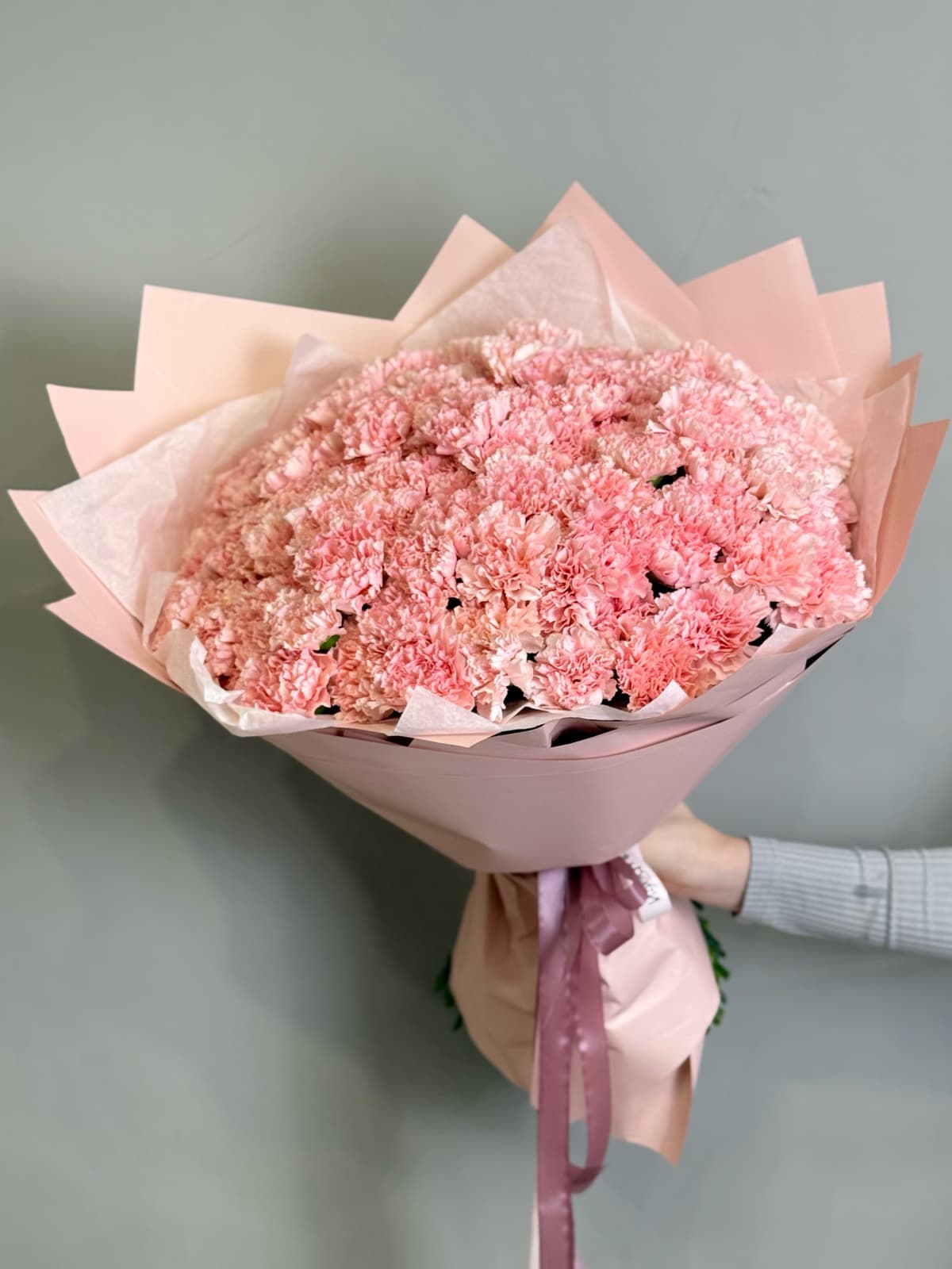 МЕГА АКЦИЯ Букет из 101 розового диантуса