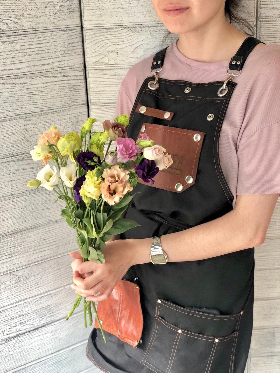 Дизайнерский букет из 15 эустом Уфа