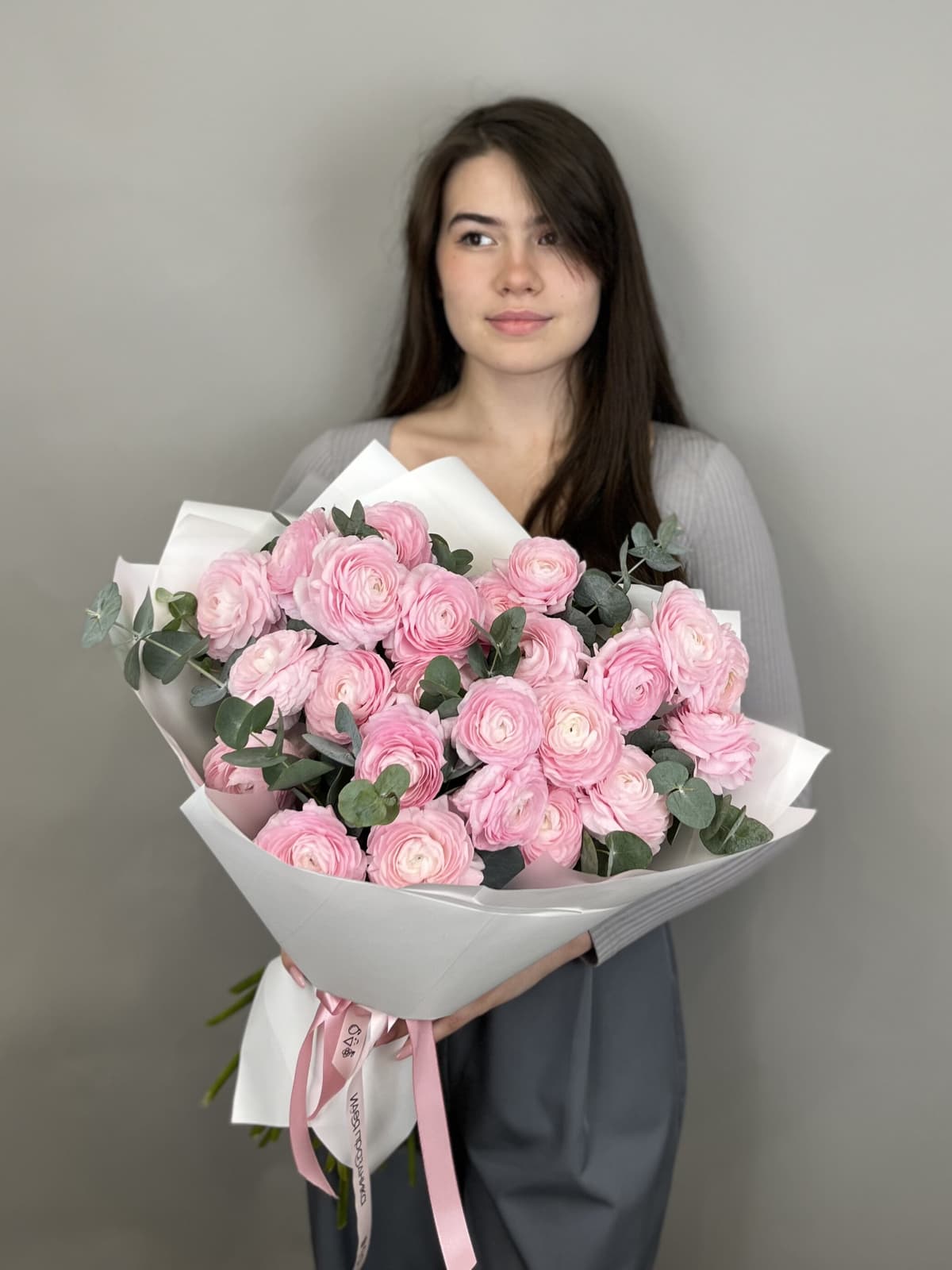 Букет из 25 ранункулюсов "Lady"