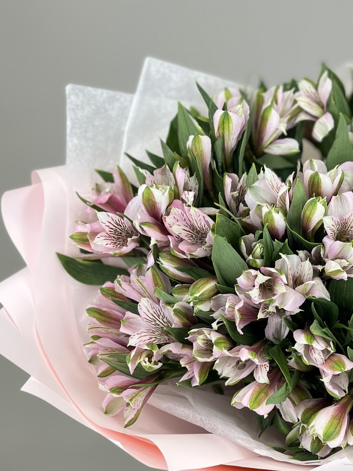 Цветочный букет из 5 альстромерий "Primadonna"