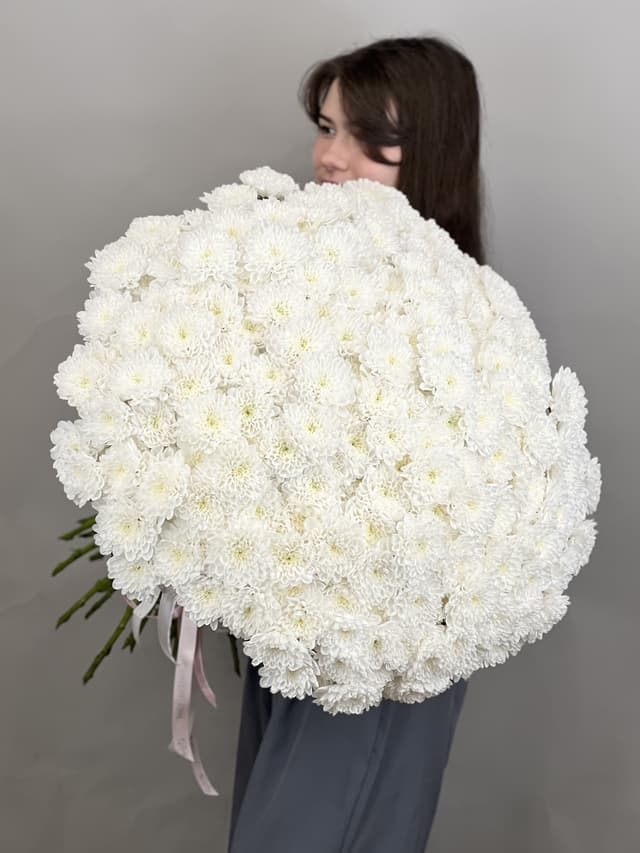 Букет из 51 хризантемы Алтай Букет из 51 хризантемы Алтай