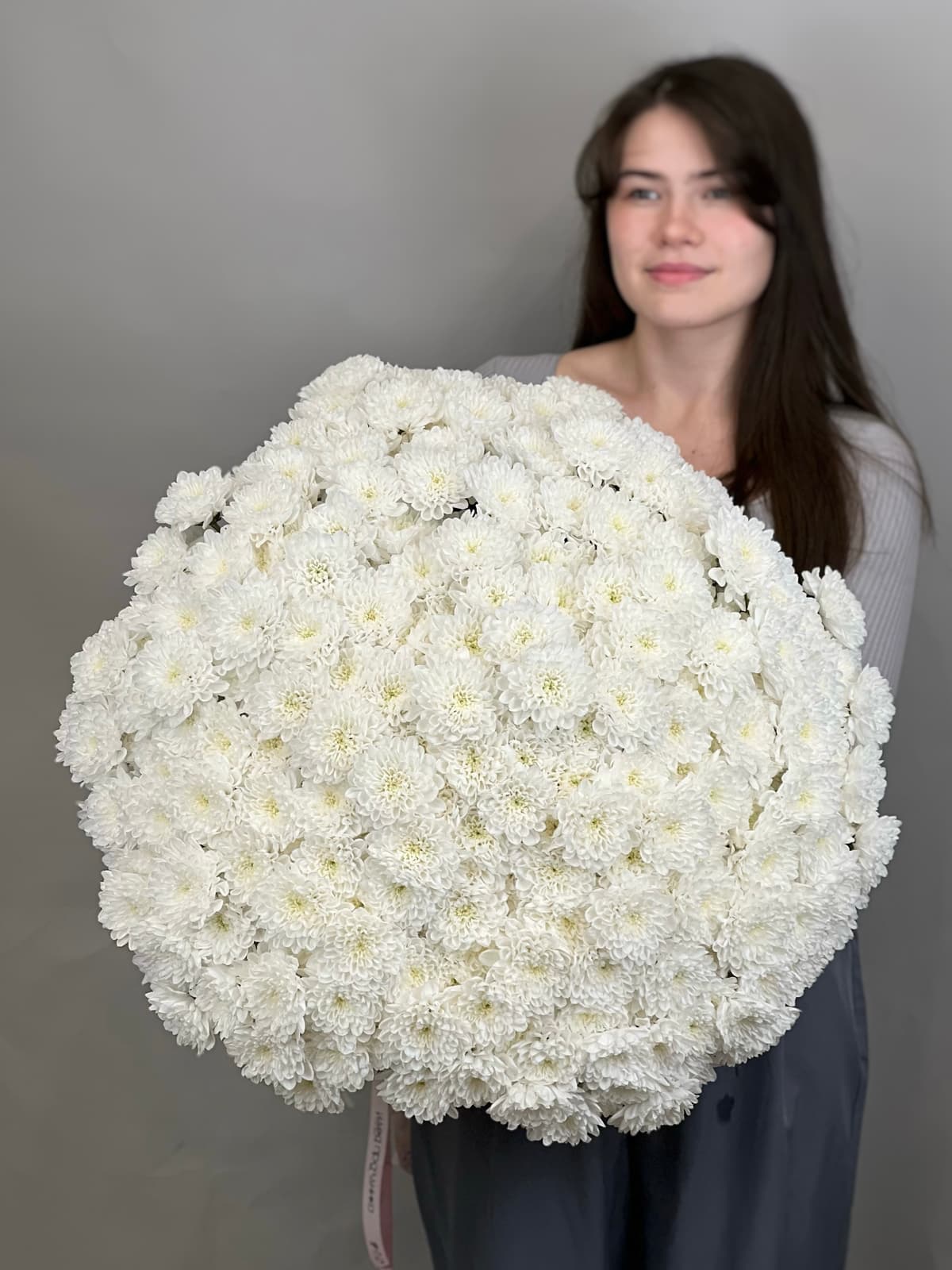 Букет из 51 хризантемы Алтай