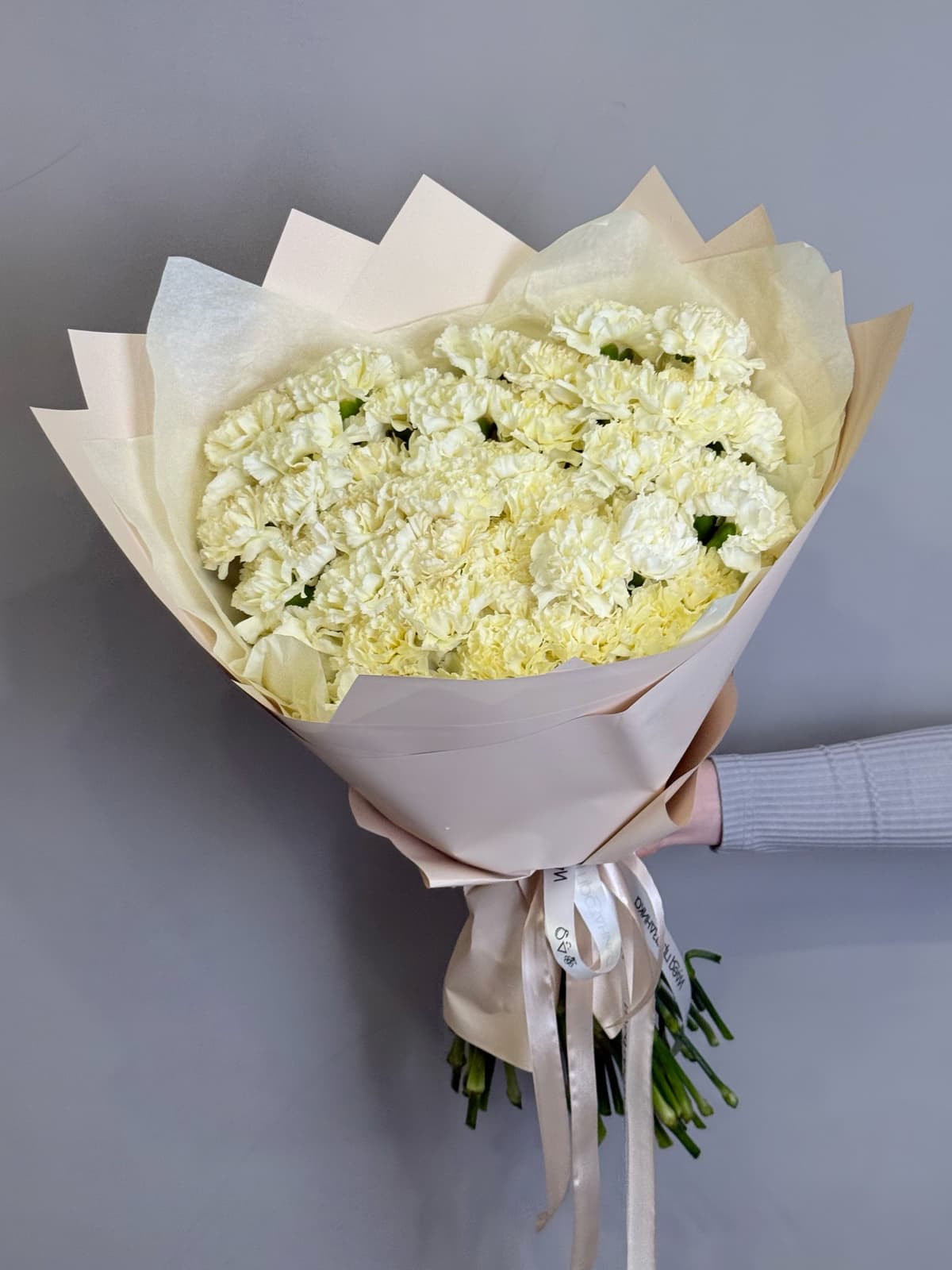 МЕГА АКЦИЯ Букет из 51 сливочного диантуса