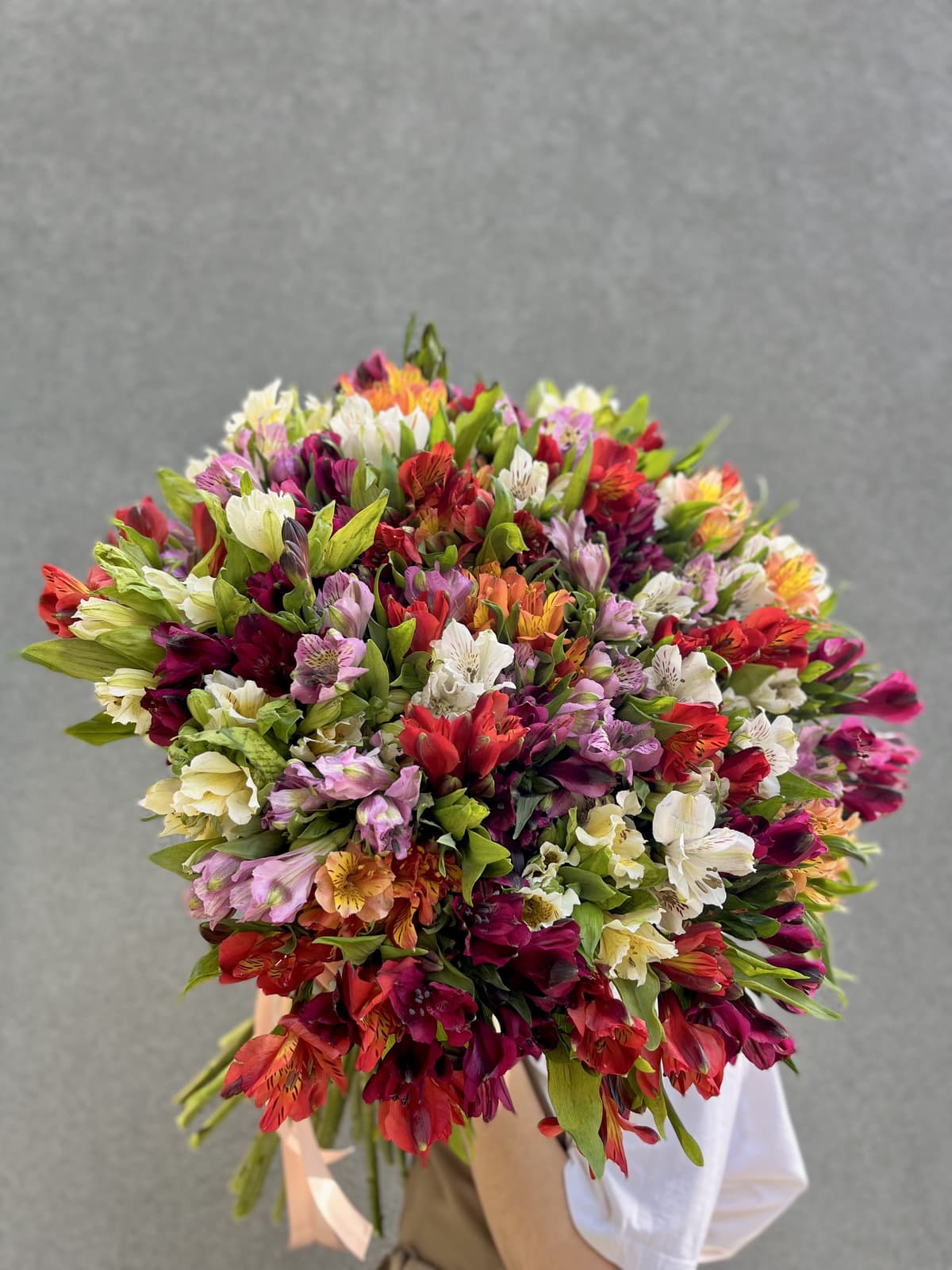 Классический букет из 55 Альстромерий микс