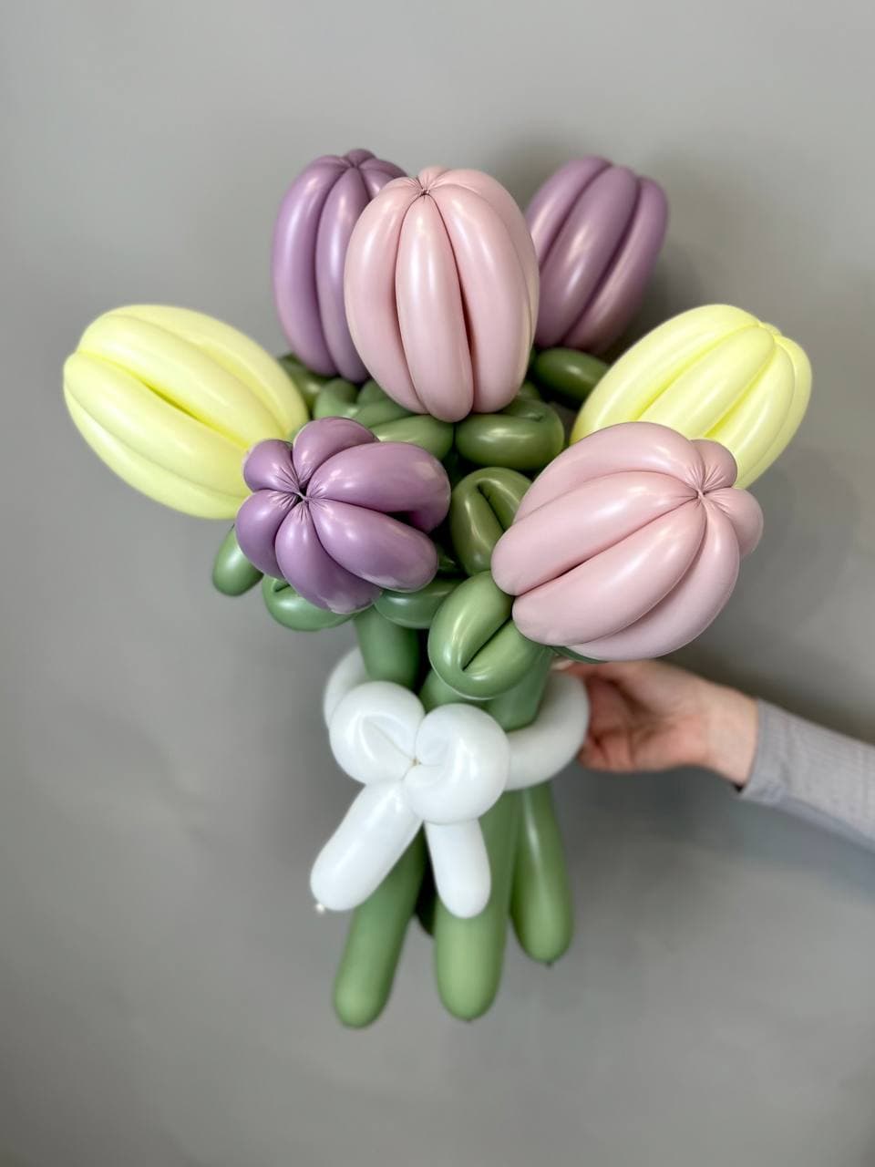 Букет из 7 тюльпанов из шаров