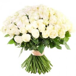 Букет из 75 роз 50 см