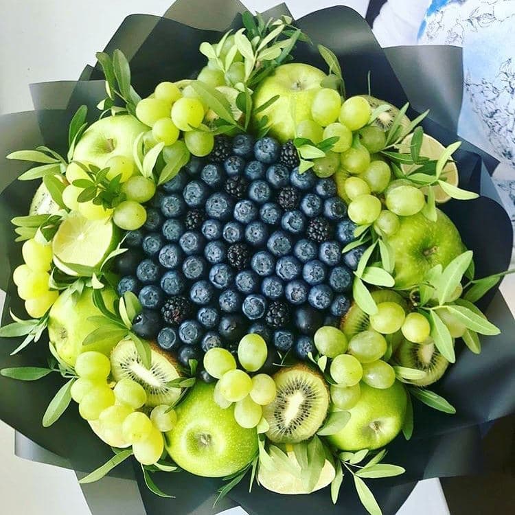 Букет из фруктов "Таинственное мгновение" Уфа