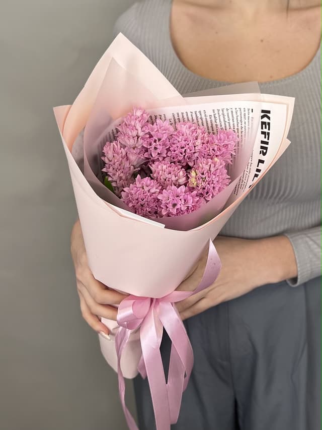 Букет из гиацинтов "Fondant" M Менделеева Букет из гиацинтов "Fondant" M Менделеева