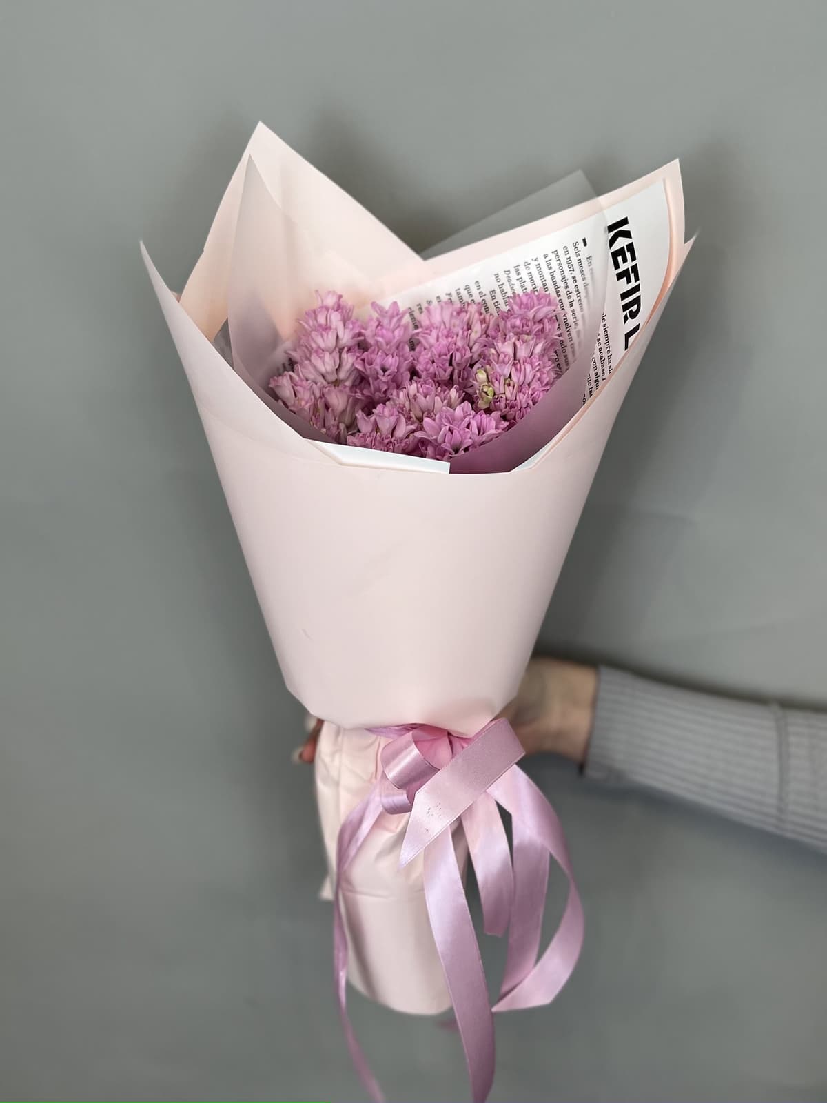 Букет из гиацинтов "Fondant" M