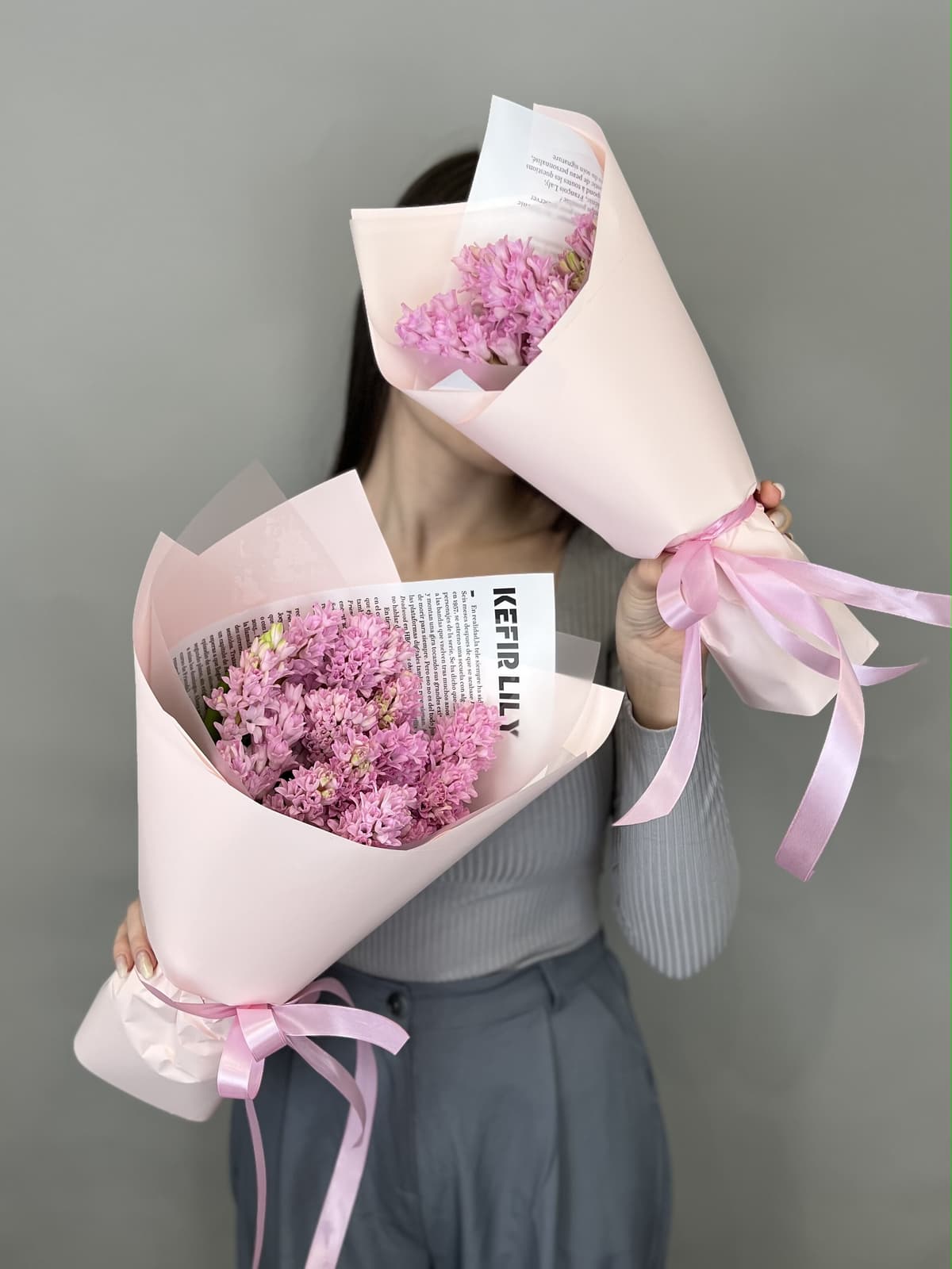 Букет из гиацинтов "Fondant" S Менделеева