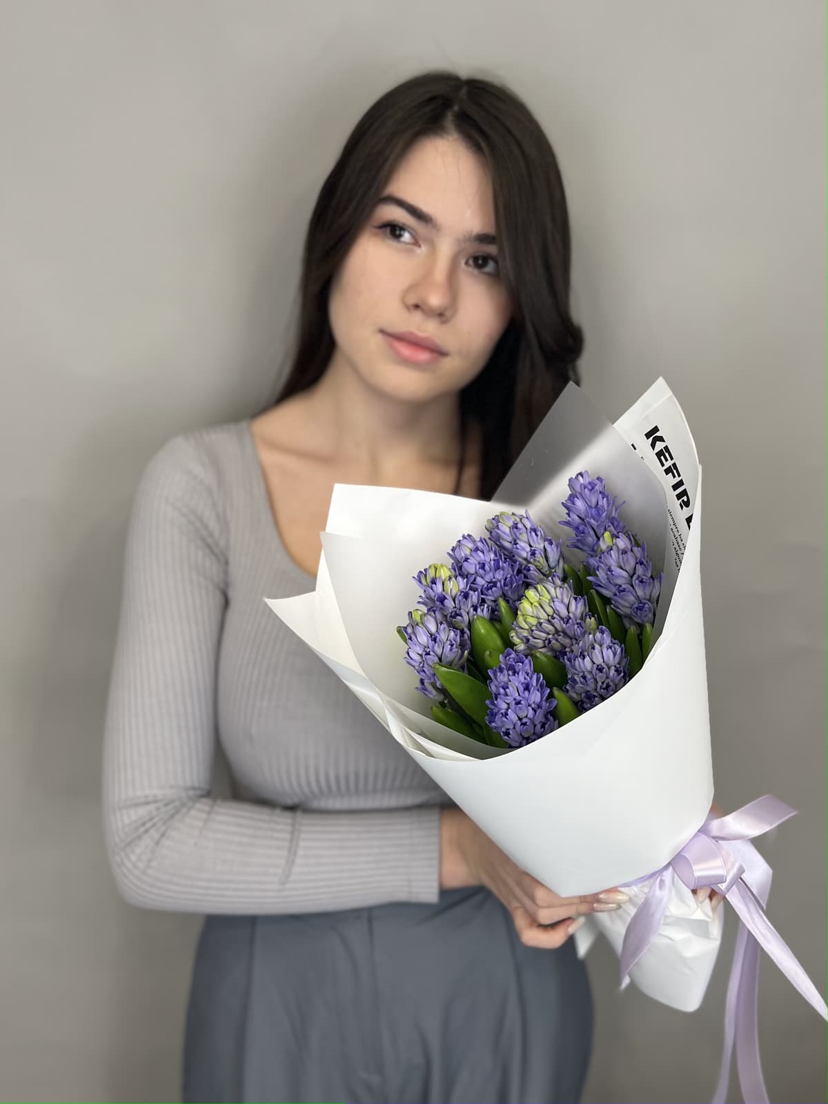 Букет из гиацинтов "Минос" (9)