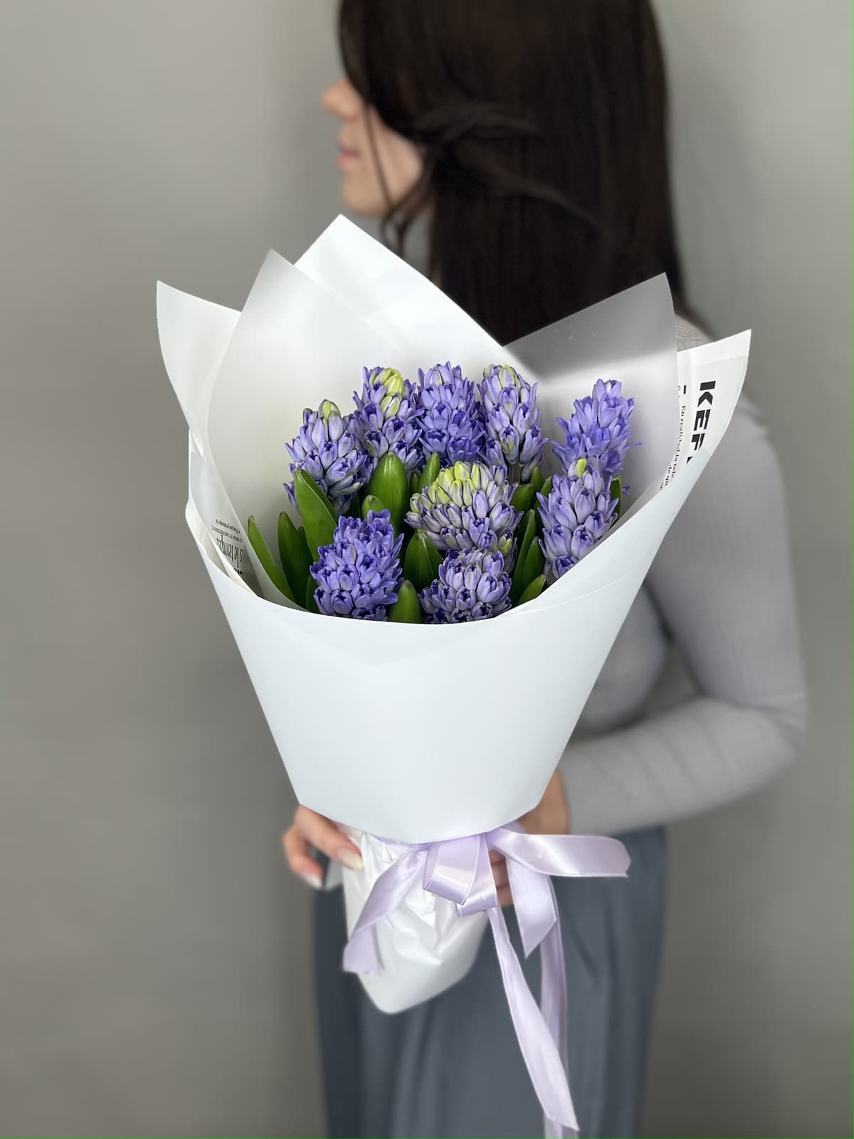 Букет из гиацинтов "Минос" (9)