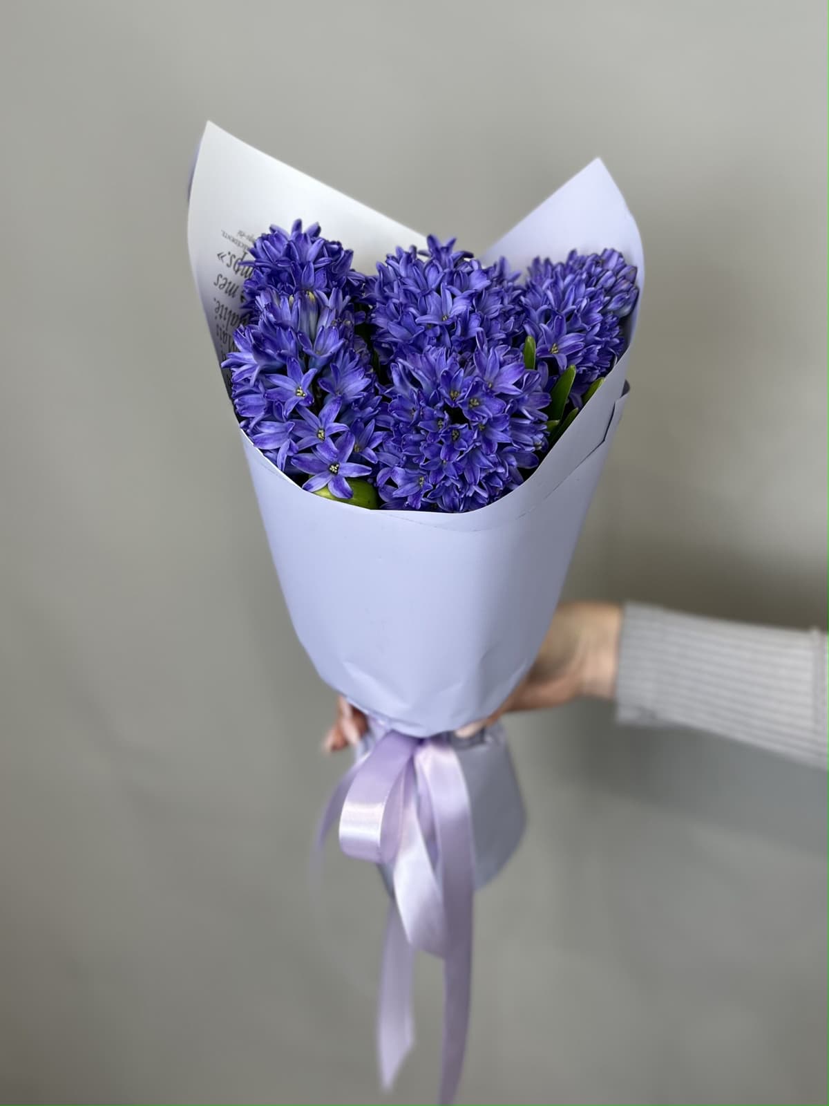 Красивый букет из гиацинтов "Минос" (5)