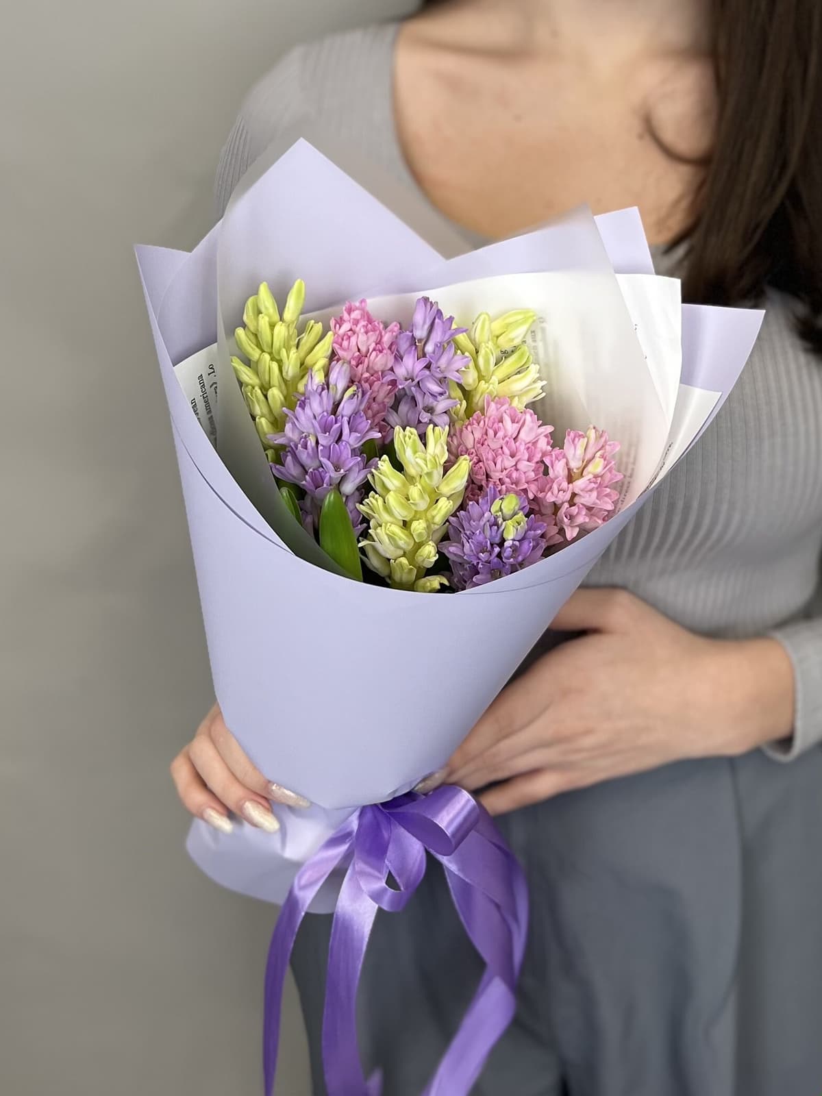 Букет из гиацинтов "Нежность" M