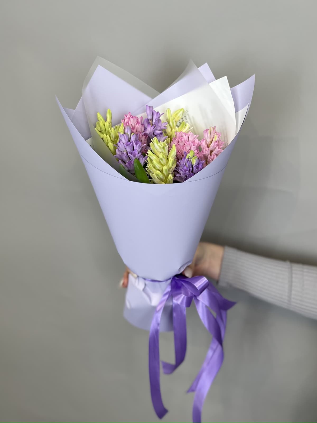 Букет из гиацинтов "Нежность" M