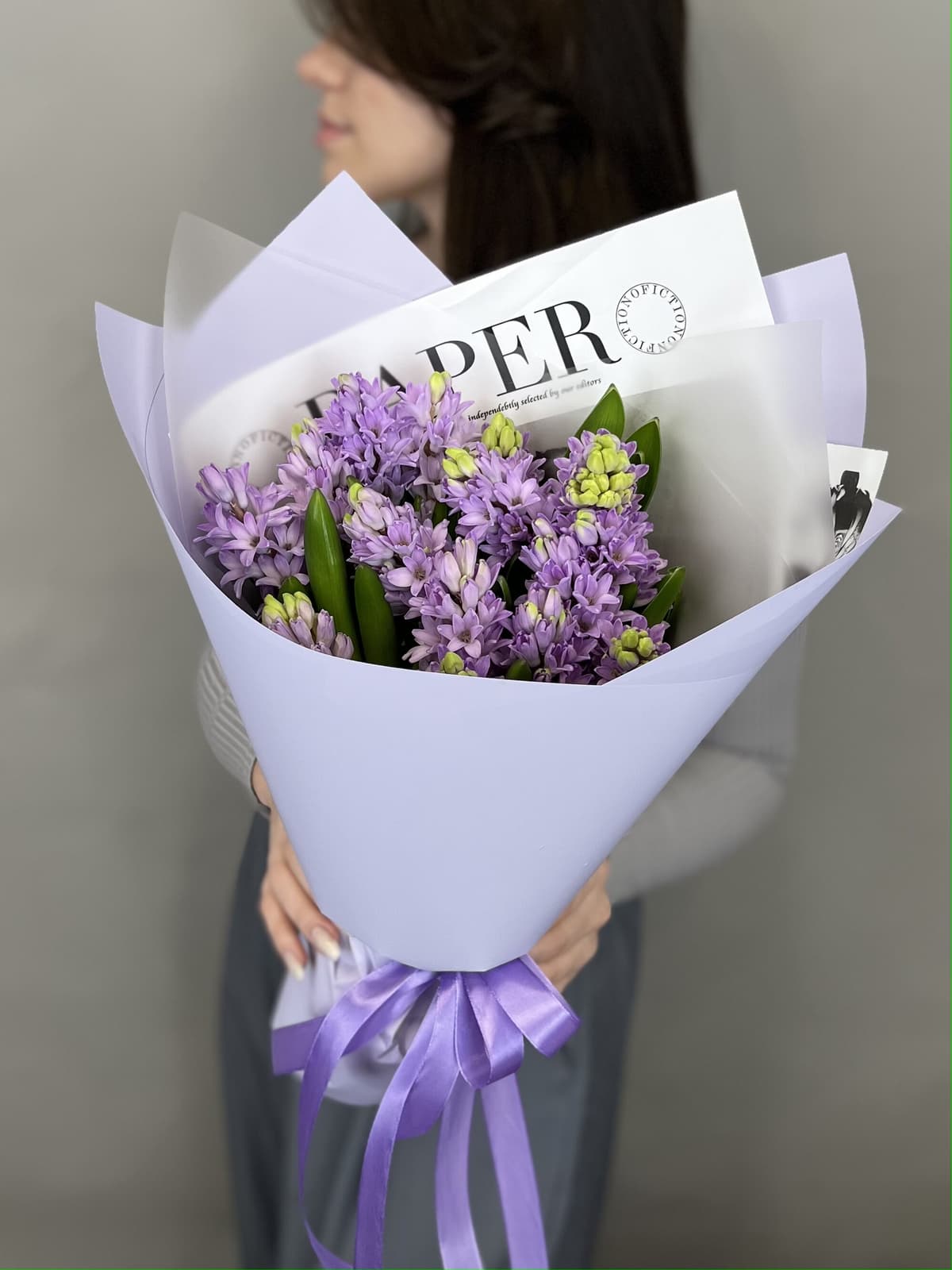 Букет из гиацинтов "Purple star" L Проспект