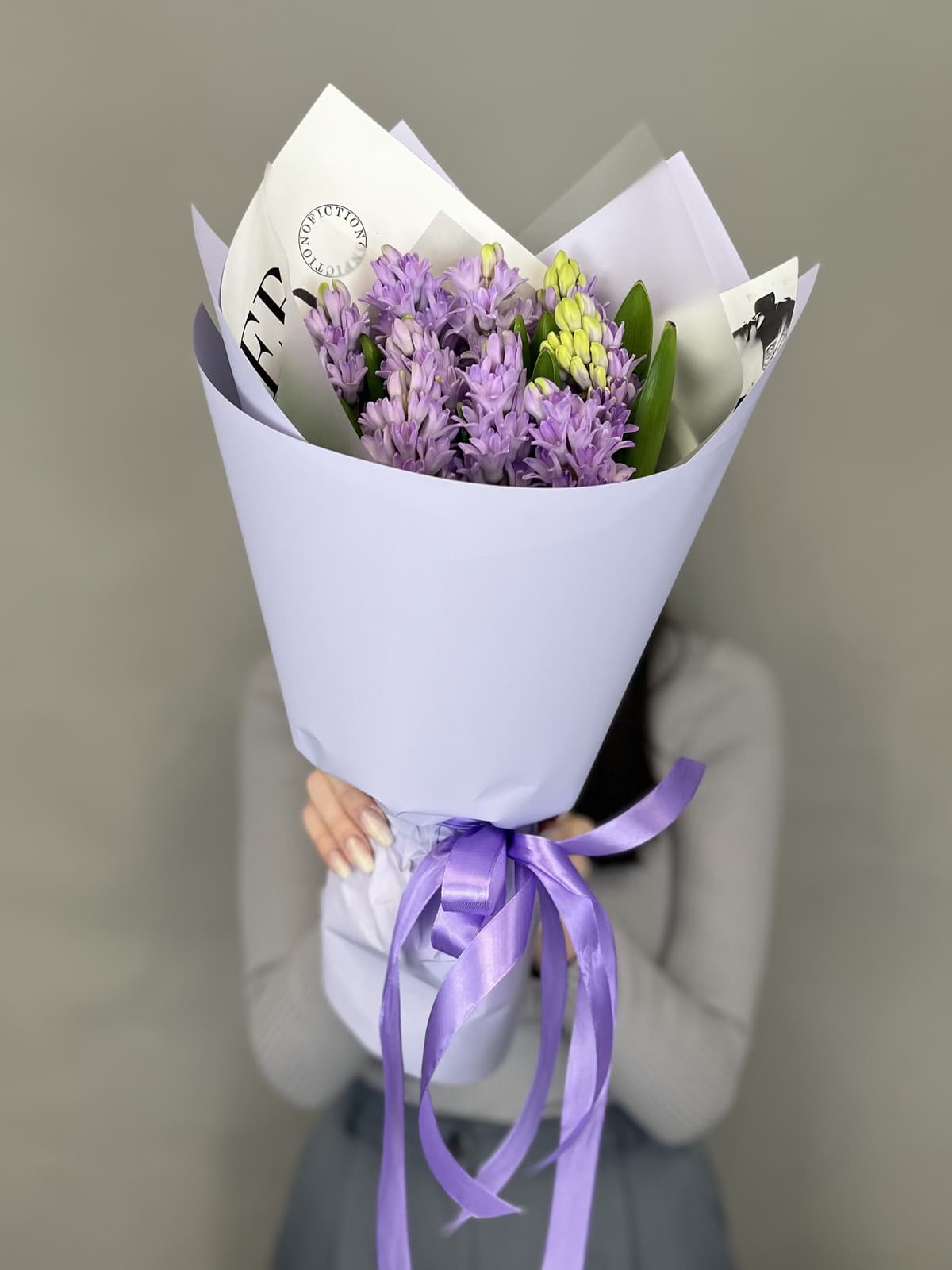 Букет из гиацинтов "Purple star" M Менделеева