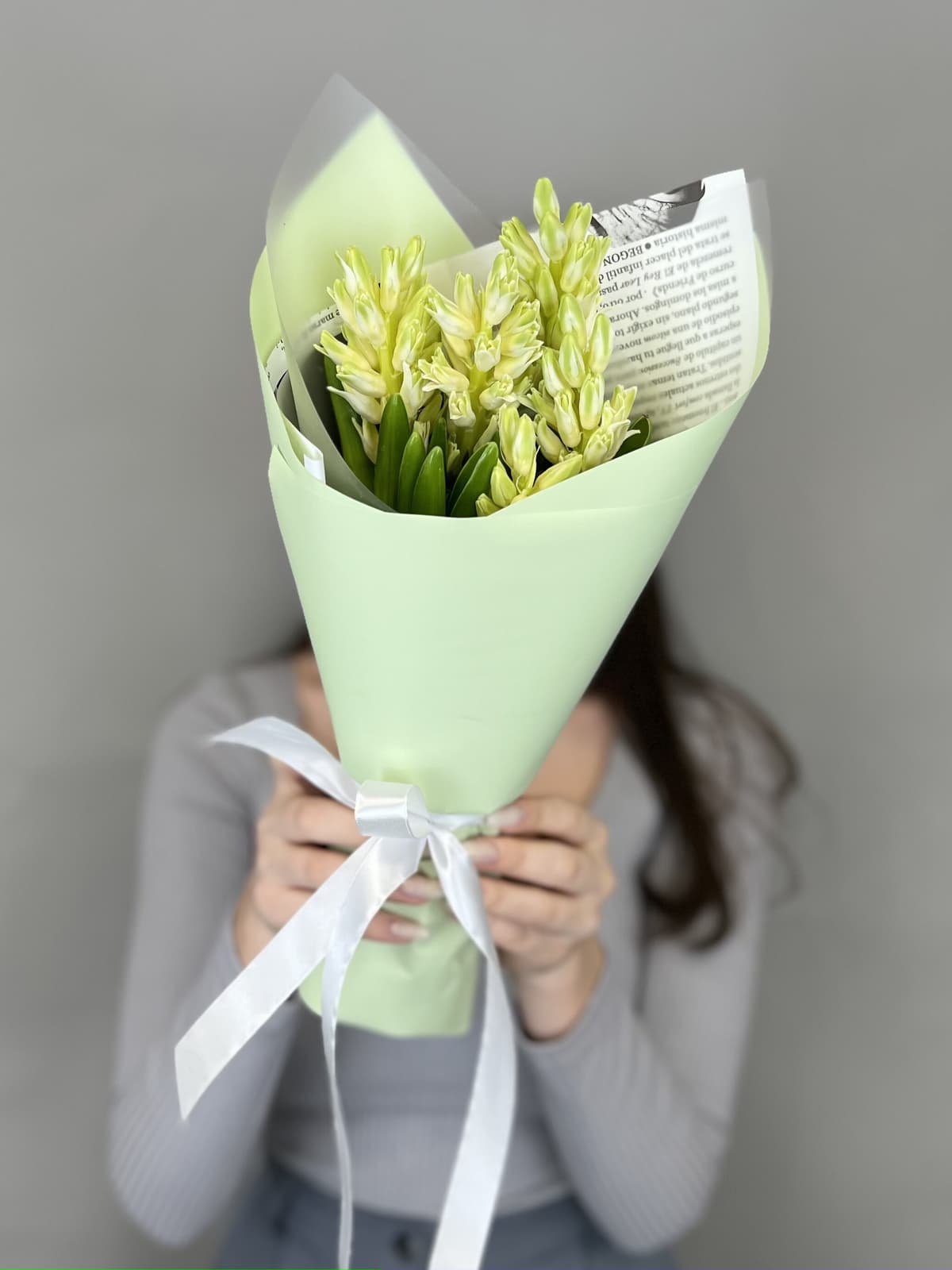 Букет из гиацинтов "Top white" S Проспект