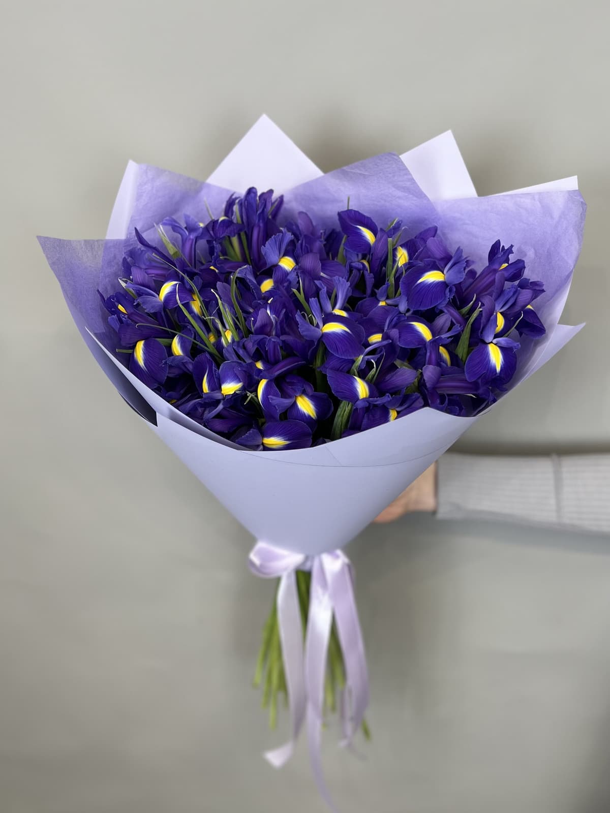 Букет из ирисов "Blue Magic" L