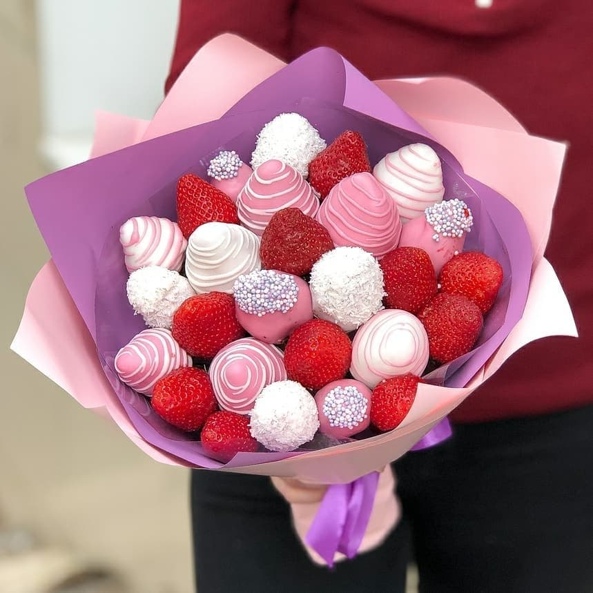 Букет из клубники "Каприз"