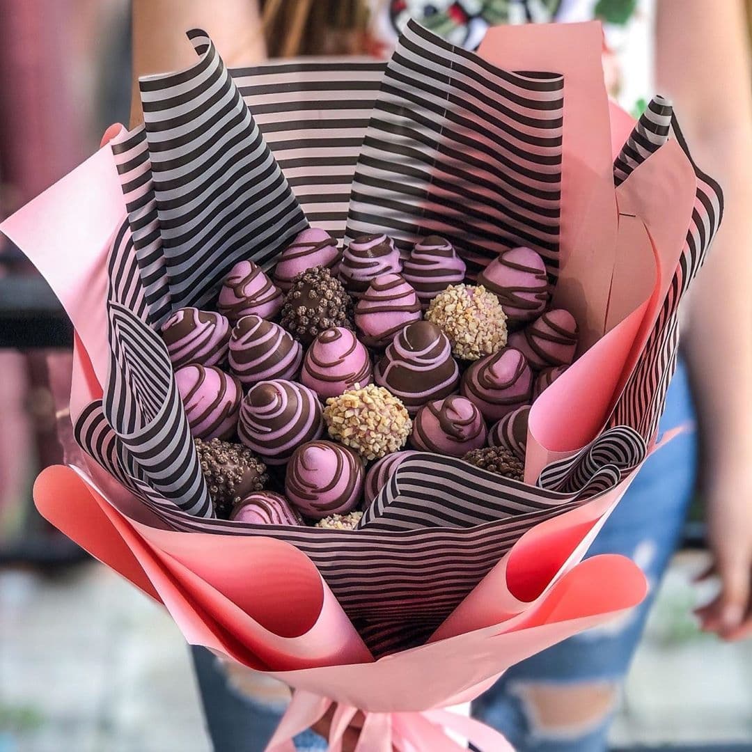 Букет из клубники "Кокетка"