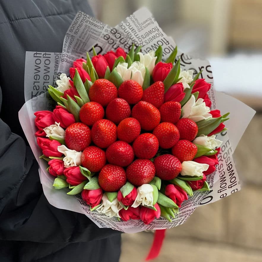 Букет из клубники "Летняя фантазия"