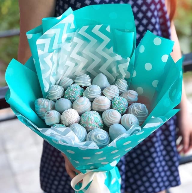 Букет из клубники "Mermaid" Букет из клубники "Mermaid"