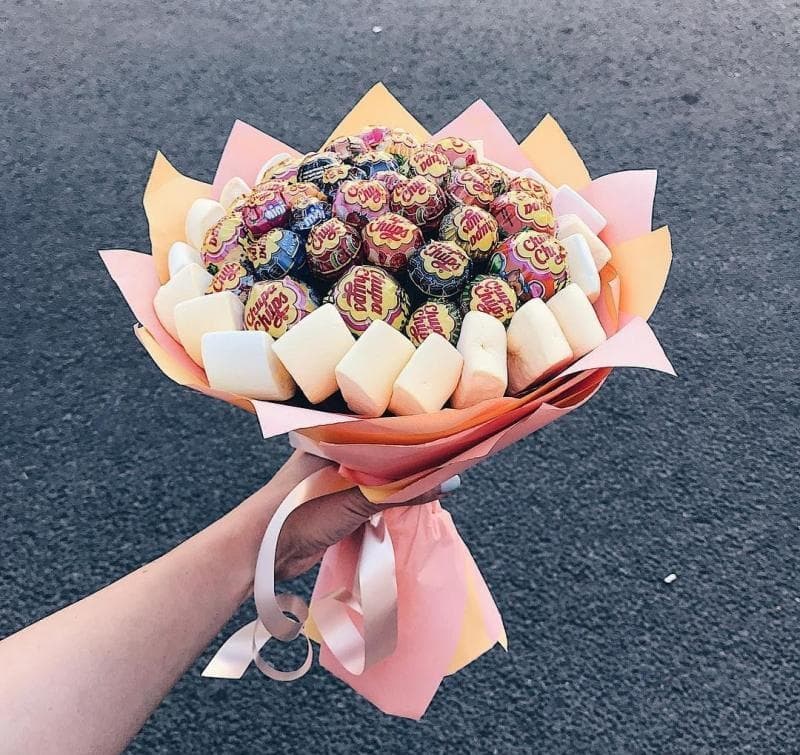 Букет из конфет "Chupa Chups"