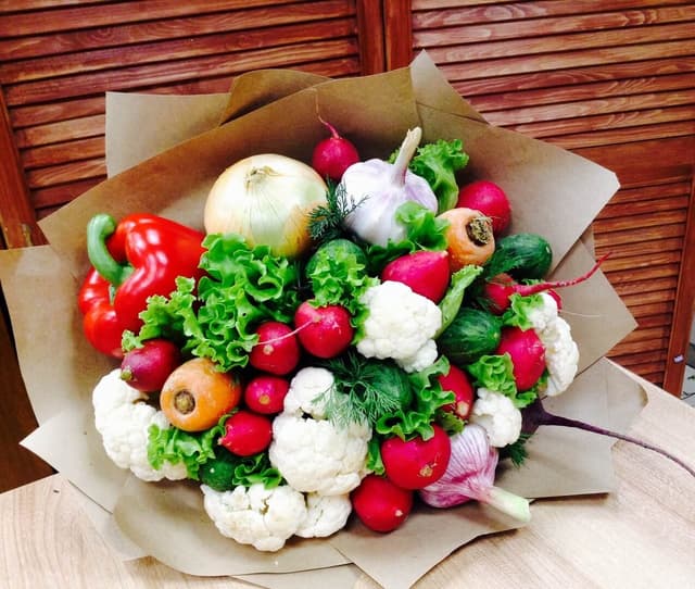 Букет из овощей "Рататуй" Букет из овощей "Рататуй"