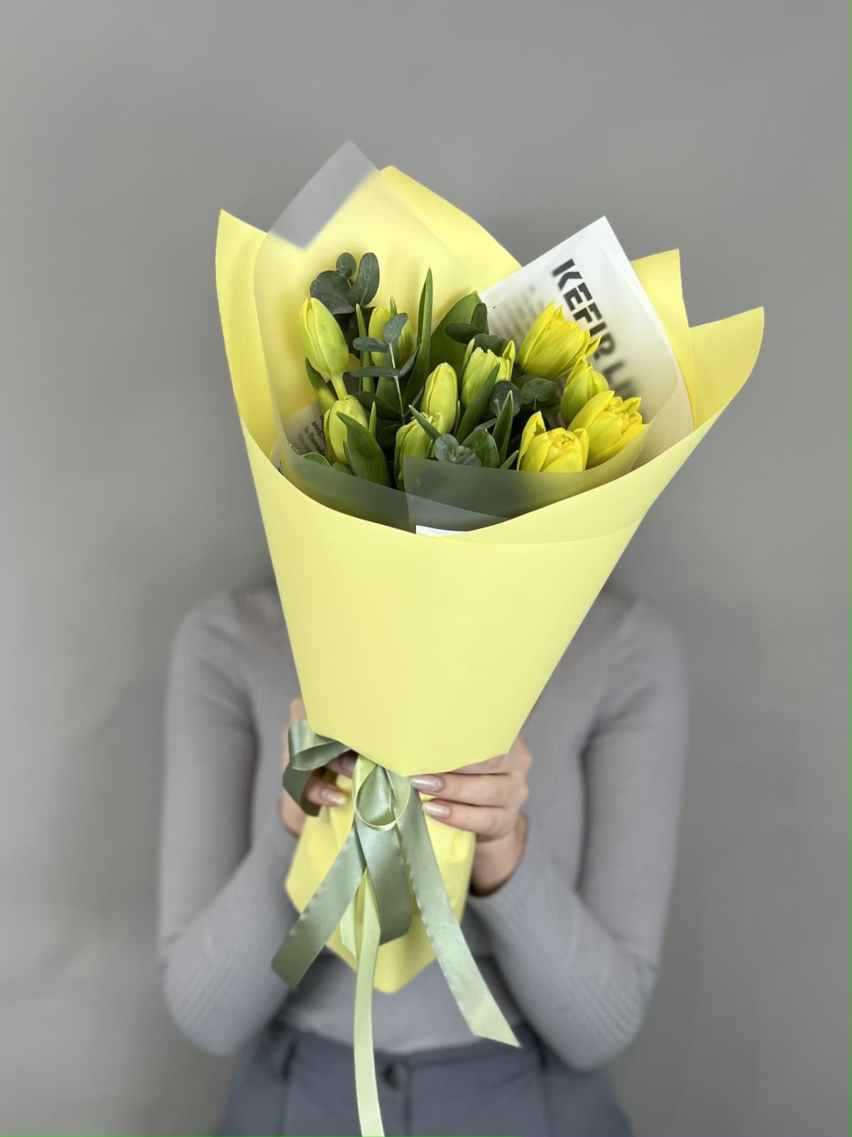 Букет из пионовидных тюльпанов «Дабл Трабл» (11)